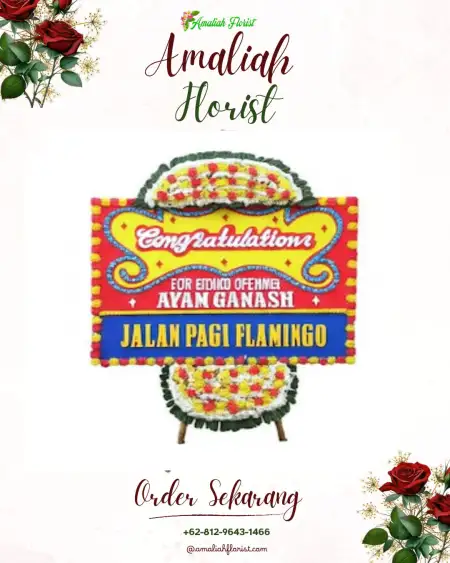 Sewa Papan Bunga Paku Beto